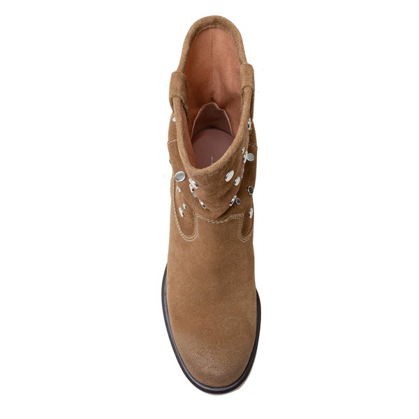 Linea Paolo TERRY | Hidden Wedge Heel Casual Bootie Olive Suede