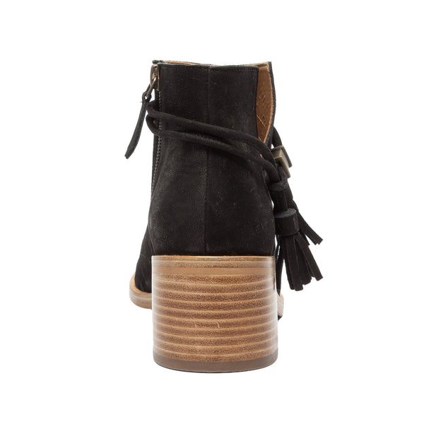 Linea Paolo TESS | Low Stack Ankle Boots Black Oiled Leather