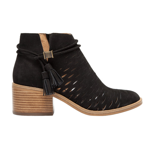 Linea Paolo TESS | Low Stack Ankle Boots Black Oiled Leather