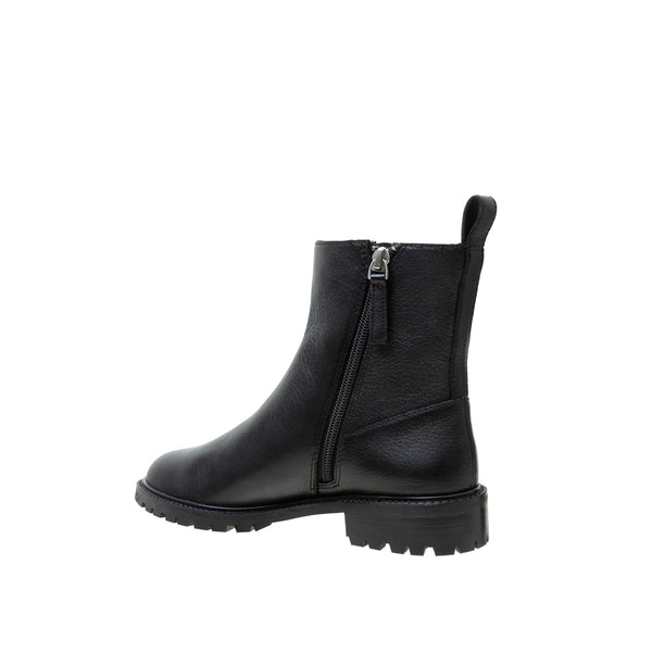 Linea Paolo TESSA STYLE STEALS | Low Stack Ankle Boots Black Tumbled Leather
