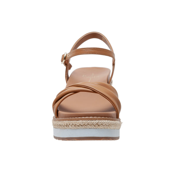 Linea Paolo VERONA | Mid-Height Espadrille Wedge Sandals Desert Nappa