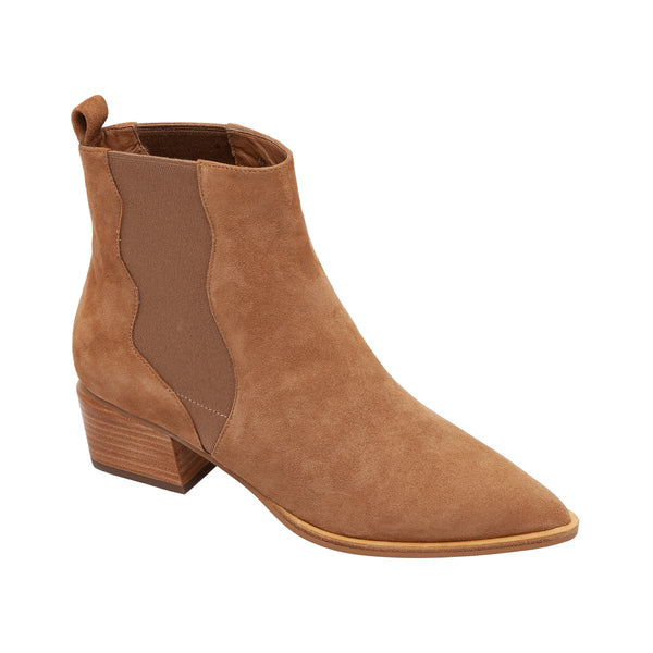 linea paolo VU | Western Mid-Height Pull-On Bootie Black Nappa