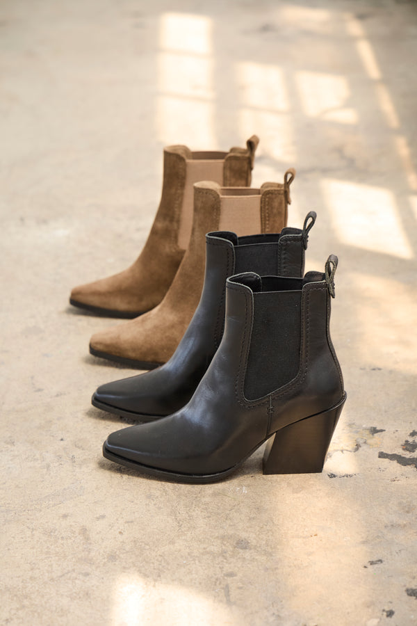 Linea Paolo WHITNY | Western Fashion Boots Black Leather