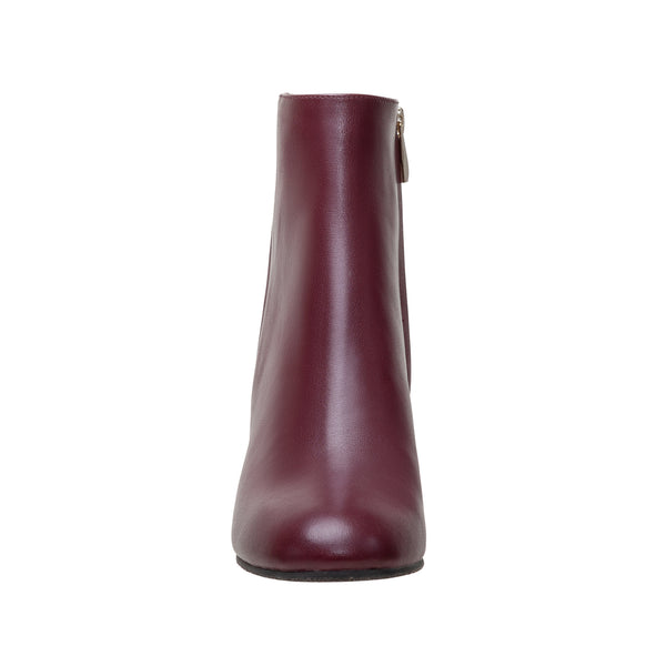 Linea Paolo WYLDA | Leather Ankle Boots Dark Burgundy Leather