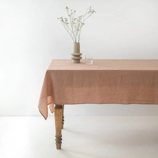 linen tales Cafe Creme Lightweight Linen Tablecloth