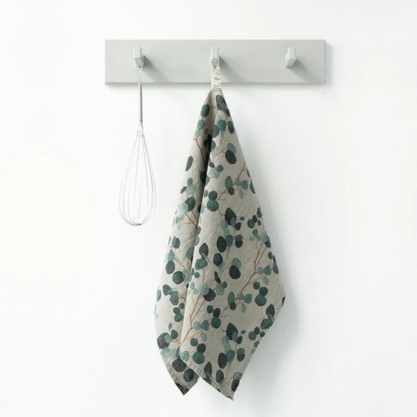 linen tales Eucalyptus on Natural Linen Kitchen Towel