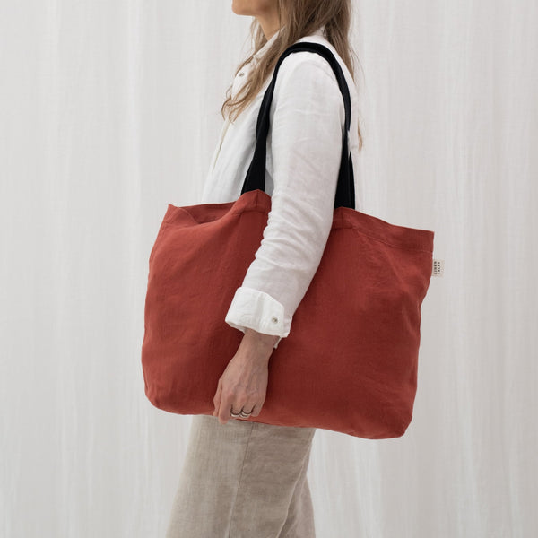 linen tales LIMITED EDITION Linen Tales Ashberry Twill Linen Shoulder Bag