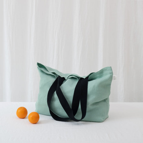 Linen Tales LIMITED EDITION Linen Tales Lichen Twill Linen Shoulder Bag