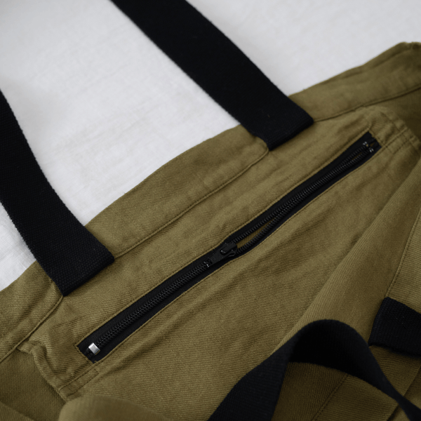 Linen Tales LIMITED EDITION Linen Tales Moss Twill Linen Shoulder Bag