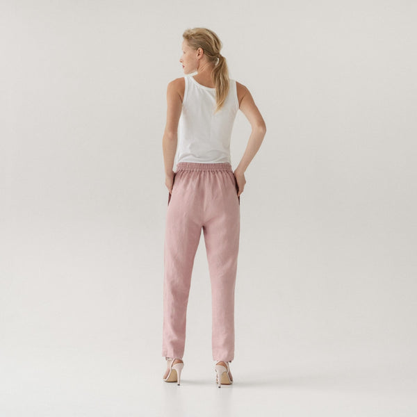 Linen Tales LIMITED EDITION Zephyr Linen Gladiolus Trousers