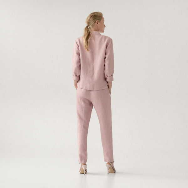 Linen Tales LIMITED EDITION Zephyr Linen Twill Cherry Tree Jacket