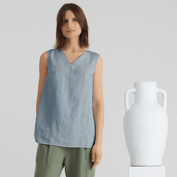 linen tales Allure Linen Daffodil Top