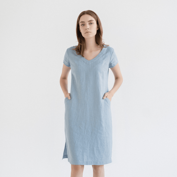 Linen Tales Allure Linen Goldenrod Dress
