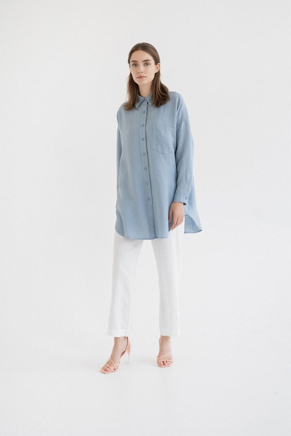 Linen Tales Allure Linen Rondo Shirt | Linen Tales