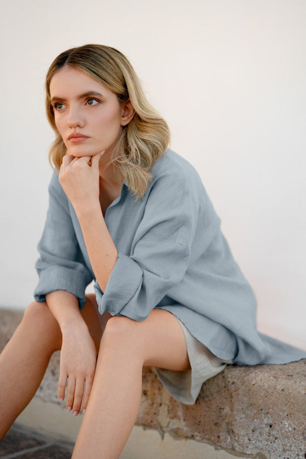 Linen Tales Allure Linen Rondo Shirt | Linen Tales