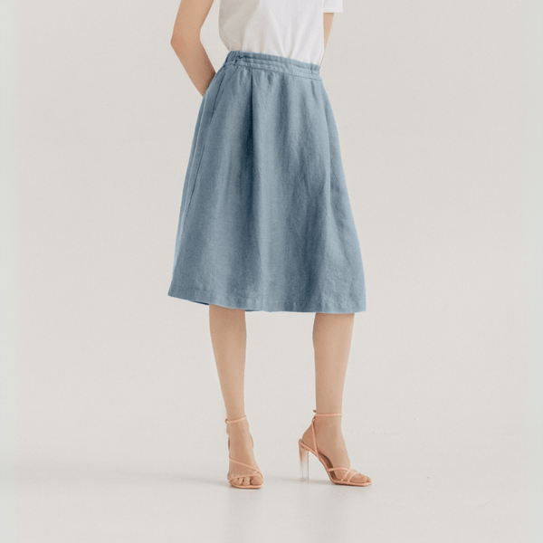 linen tales Allure Linen Tulip Skirt
