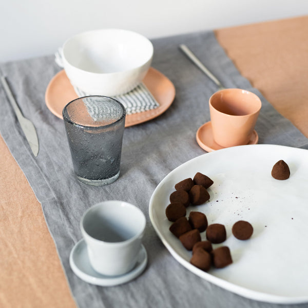 Linen Tales Ash Linen Table Runner