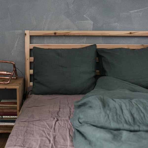 Linen Tales Ashes Of Roses Linen Fitted Sheet