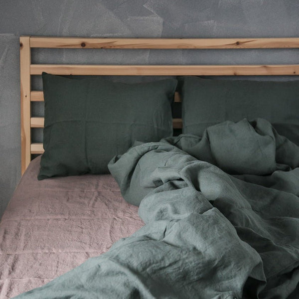 Linen Tales Ashes Of Roses Linen Flat Sheet