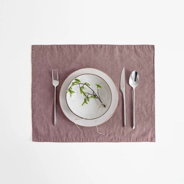 linen tales Ashes of Roses Linen Placemat