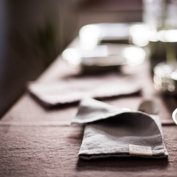 Linen Tales Ashes Of Roses Linen Tablecloth