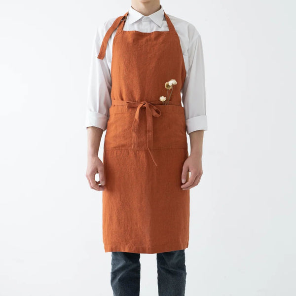 linen tales Baked Clay Linen Chef Apron