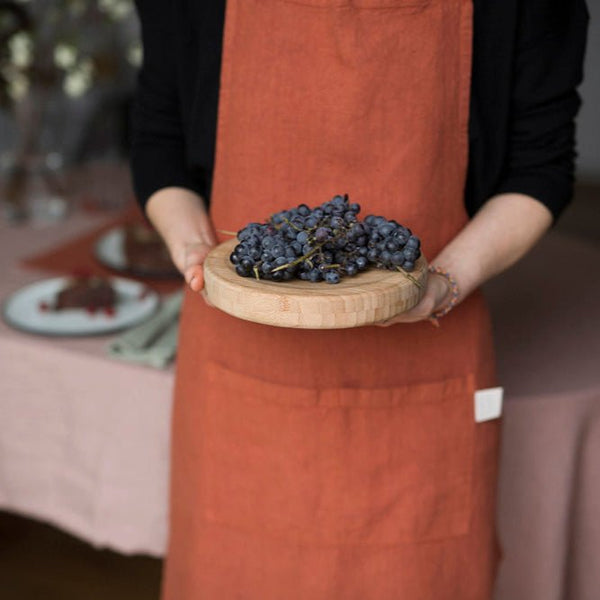 Linen Tales Baked Clay Linen Daily Apron