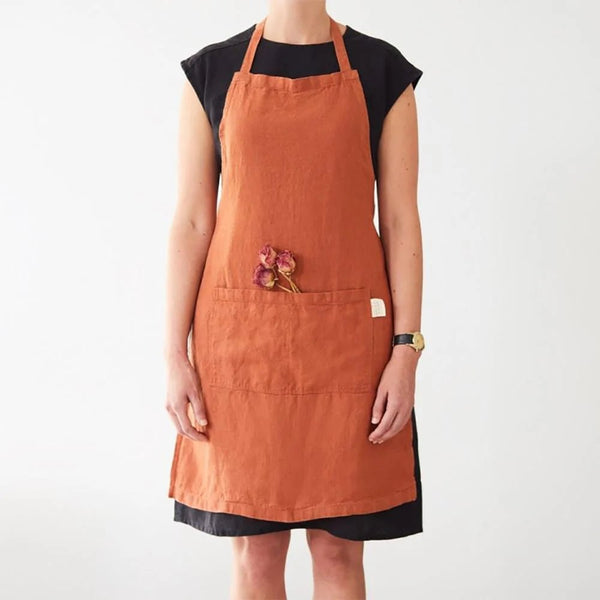 linen tales Baked Clay Linen Daily Apron