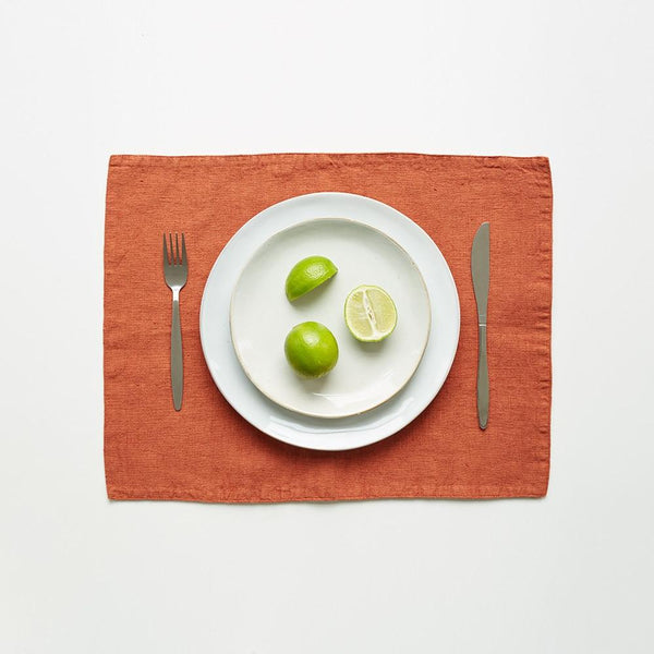 linen tales Baked Clay Linen Placemat