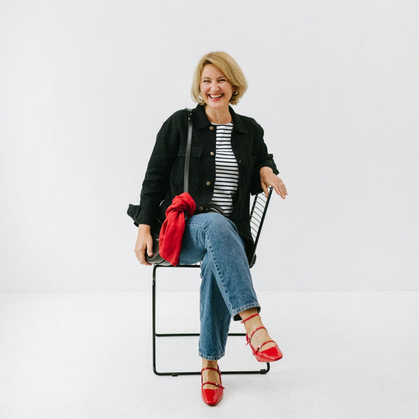 Linen Tales Black Linen Maple Jacket