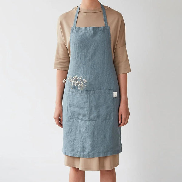 linen tales Blue Fog Linen Daily Apron
