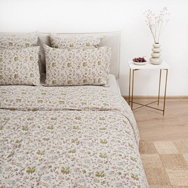 Linen Tales Botany 2 Linen Duvet Cover