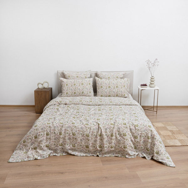 Linen Tales Botany 2 Linen Duvet Cover Set