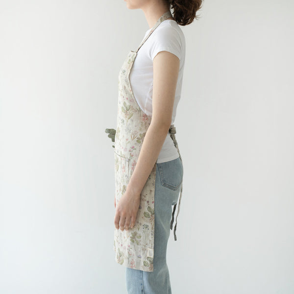 Linen Tales Botany Linen Daily Apron