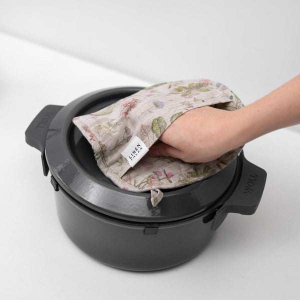 Linen Tales Botany Linen Potholder