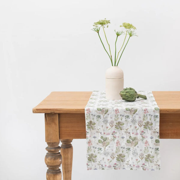 linen tales Botany Linen Table Runner