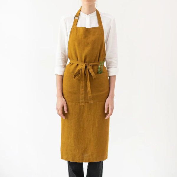 linen tales Bronze Linen Chef Apron