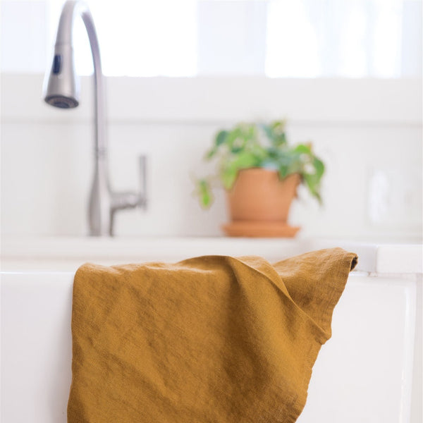 Linen Tales Bronze Linen Kitchen Towel