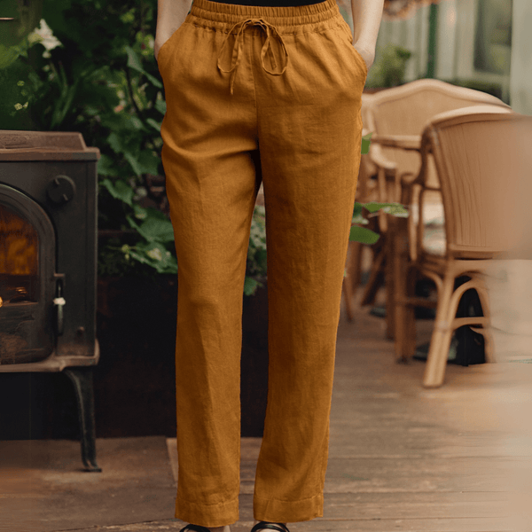 linen tales Bronze Linen Octave Trousers