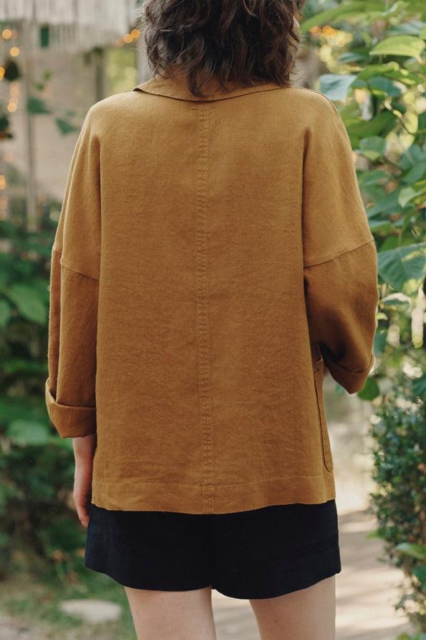 Linen Tales Bronze Linen Sonata Jacket