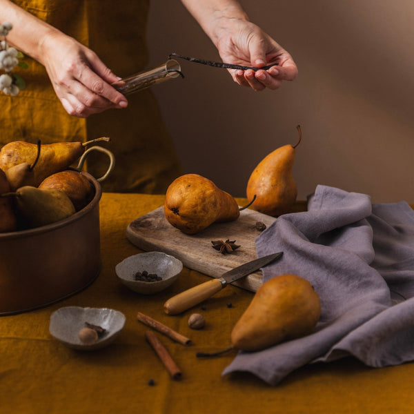 Linen Tales Bronze Linen Tablecloth