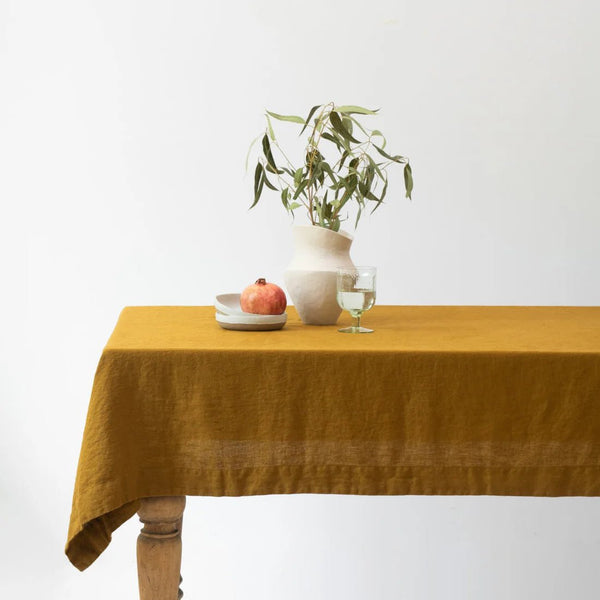 linen tales Bronze Linen Tablecloth