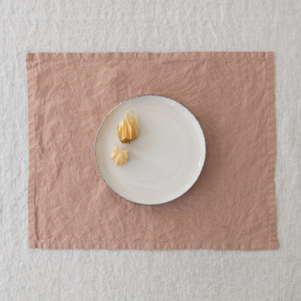 linen tales Cafe Creme Lightweight Linen Placemat