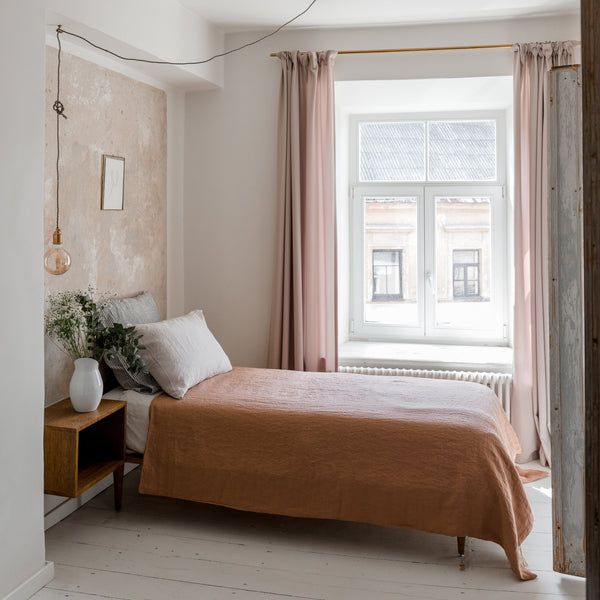 Linen Tales Cafe Creme Linen Duvet Cover