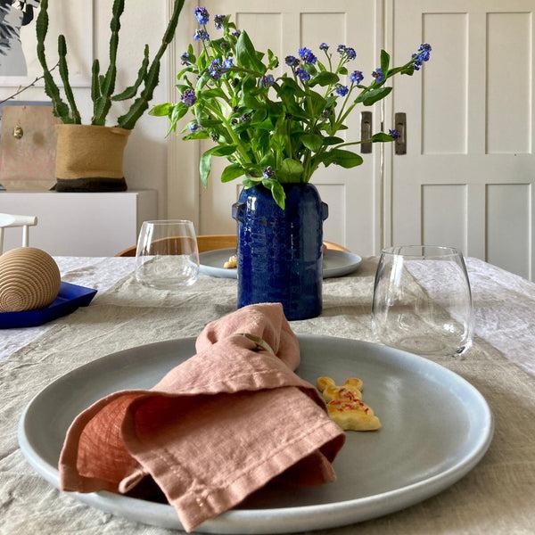 Linen Tales Cafe Creme Linen Napkins Set Of 2