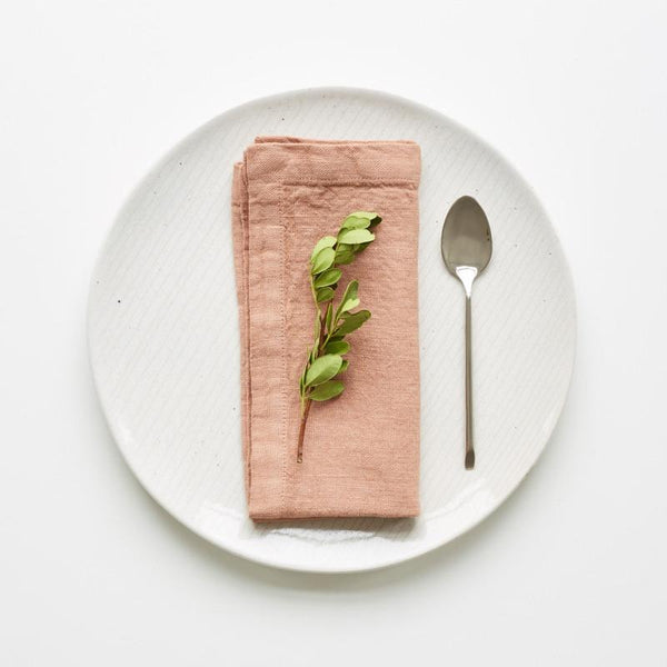 linen tales Cafe Creme Linen Napkins Set of 2