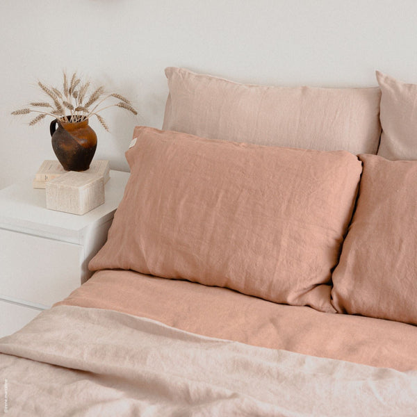 Linen Tales Cafe Creme Linen Pillowcase