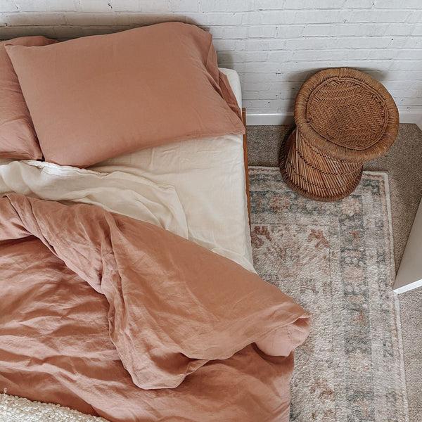 Linen Tales Cafe Creme Linen Pillowcase