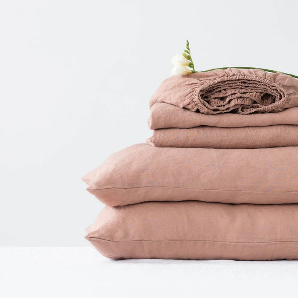 linen tales Cafe Creme Linen Sheet Set