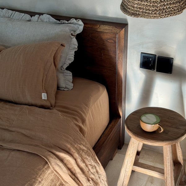 Linen Tales Camel Linen Pillowcase